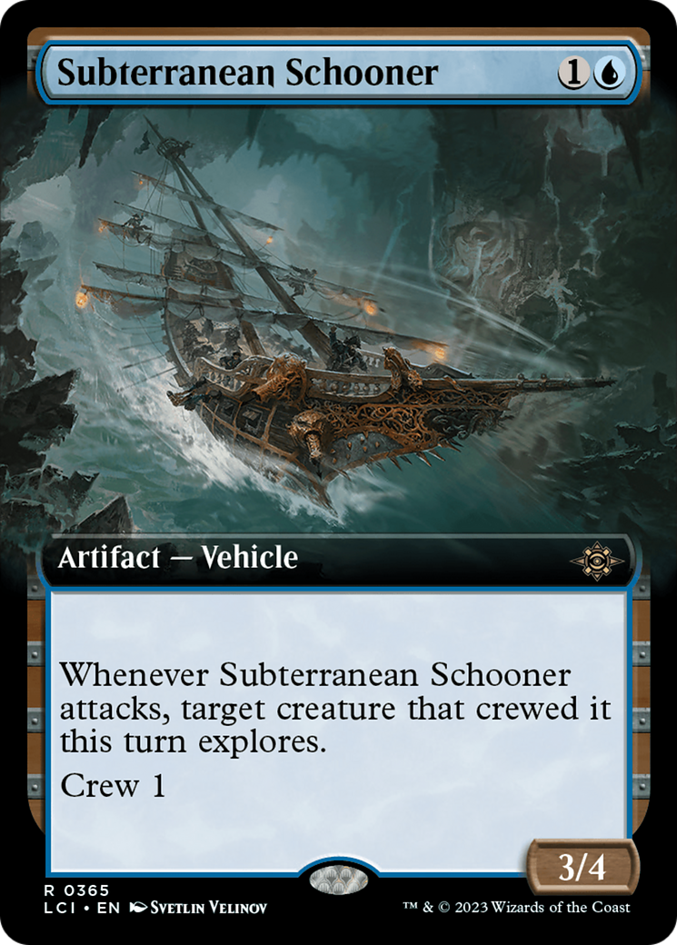 Subterranean Schooner (Extended Art) [The Lost Caverns of Ixalan] - Destination Retro