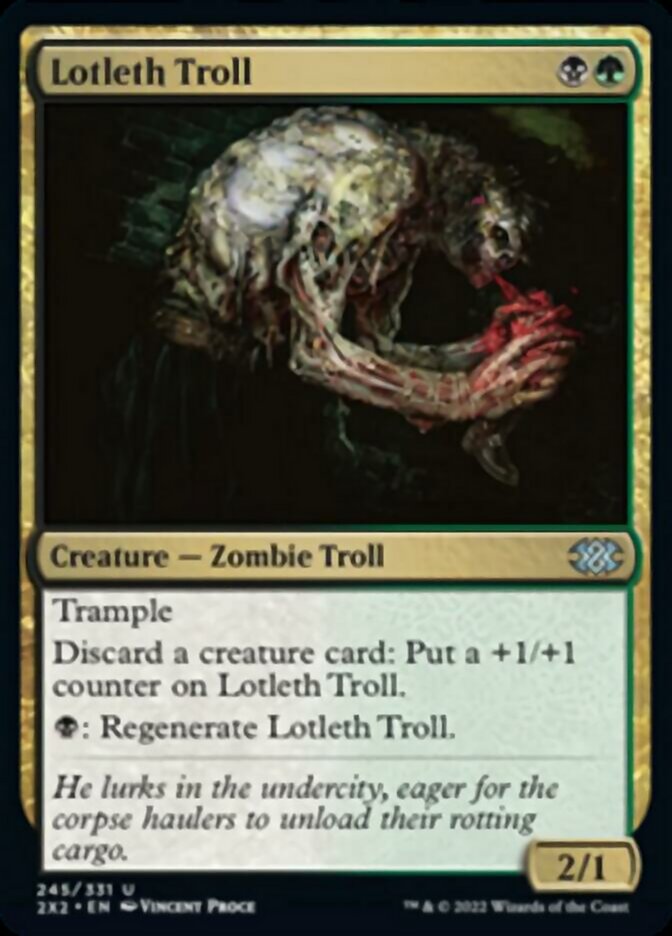 Lotleth Troll [Double Masters 2022] - Destination Retro