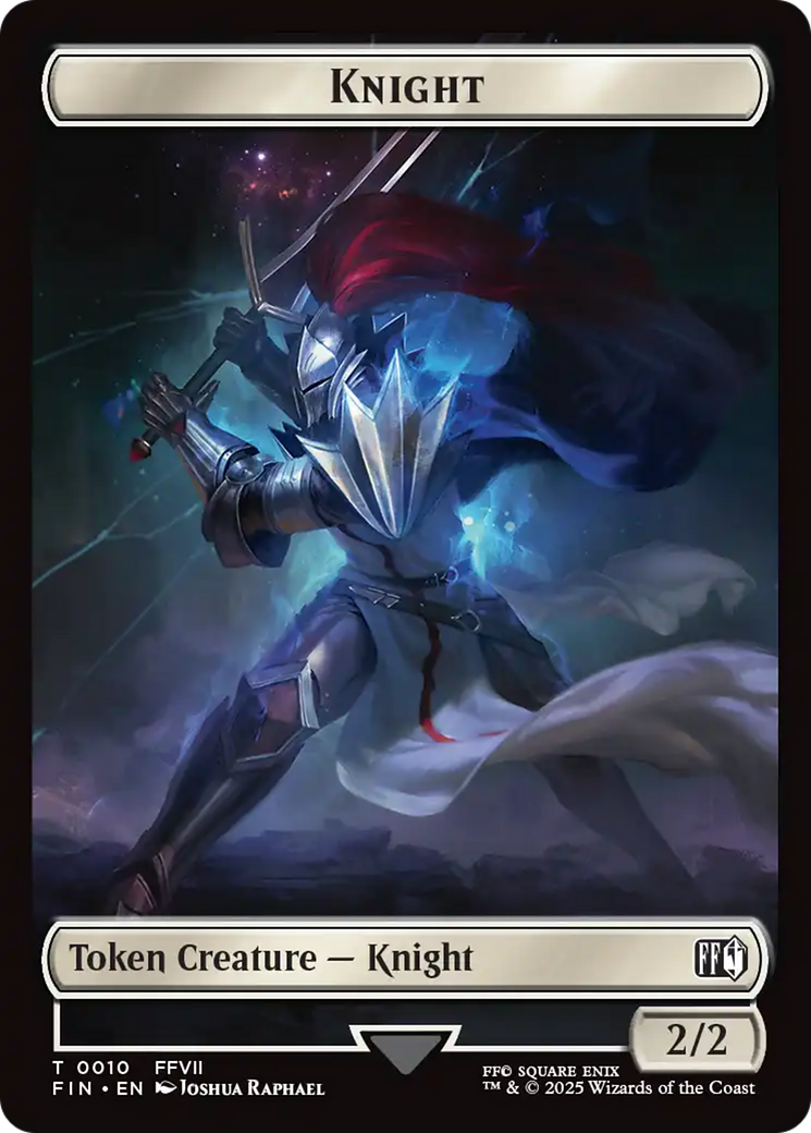 Hero (0003) // Knight Double-Sided Token [FINAL FANTASY Tokens] - Destination Retro