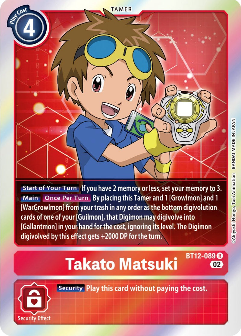 Takato Matsuki [BT12-089] [Across Time] - Destination Retro