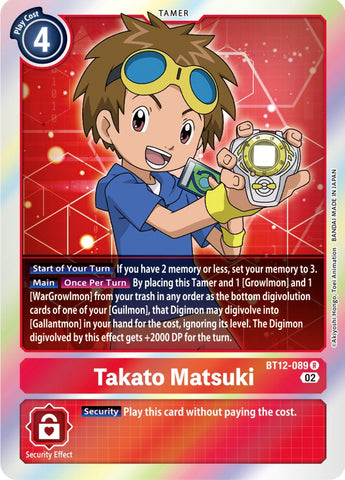 Takato Matsuki [BT12-089] [Across Time] - Destination Retro