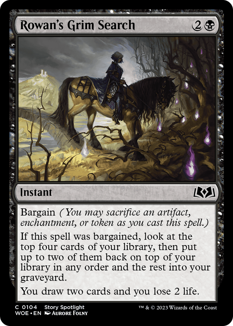 Rowan's Grim Search [Wilds of Eldraine] - Destination Retro