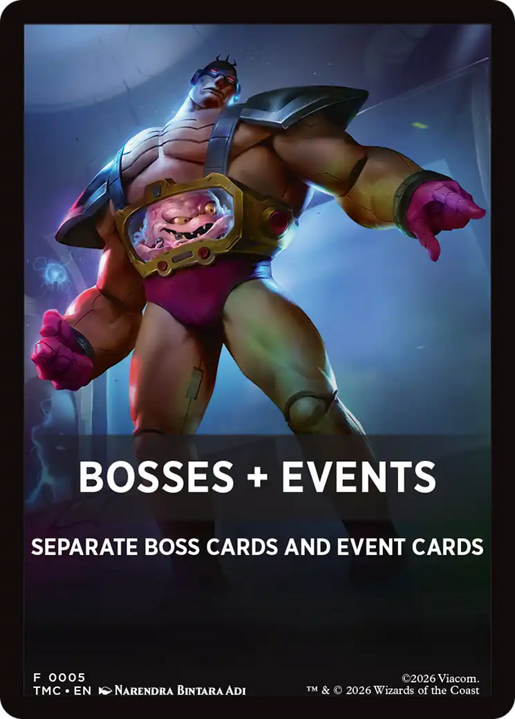 Bosses + Events [Teenage Mutant Ninja Turtles Commander Tokens] - Destination Retro