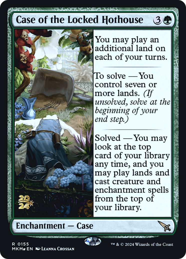 Case of the Locked Hothouse [Murders at Karlov Manor Prerelease Promos] - Destination Retro