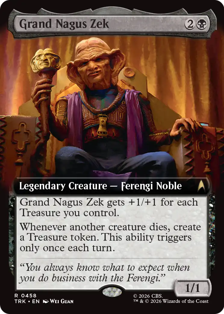 Grand Nagus Zek (Extended Art) [Star Trek] - Destination Retro