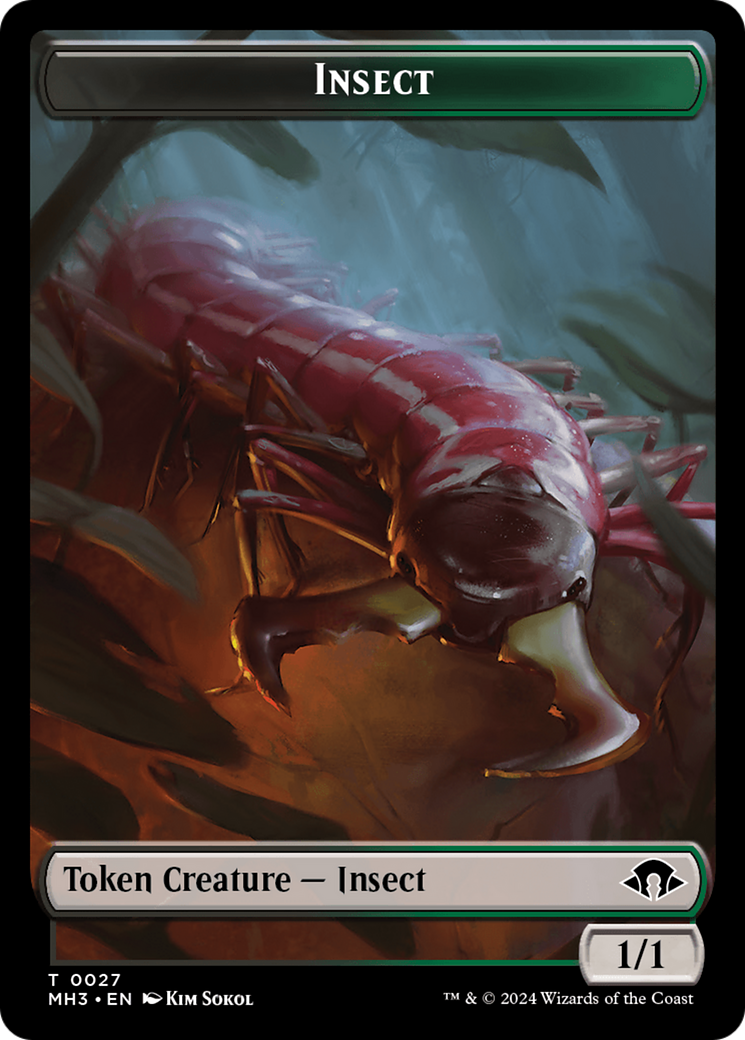Insect Token (0027) [Modern Horizons 3 Tokens] - Destination Retro