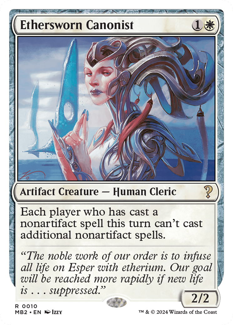 Ethersworn Canonist (White Border) [Mystery Booster 2] - Destination Retro