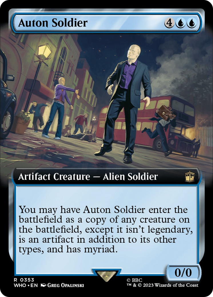 Auton Soldier (Extended Art) [Doctor Who] - Destination Retro