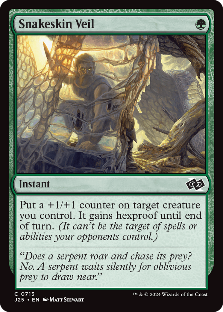 Snakeskin Veil [Foundations Jumpstart] - Destination Retro