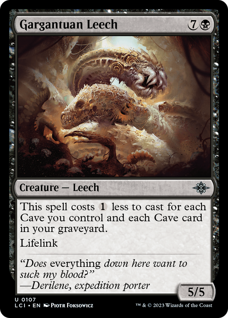 Gargantuan Leech [The Lost Caverns of Ixalan] - Destination Retro