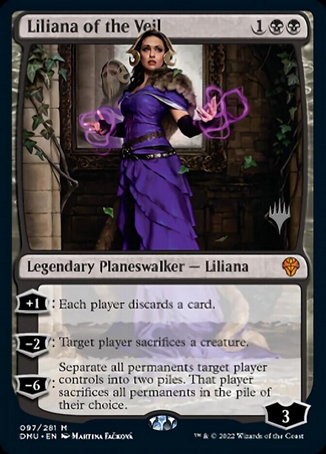 Liliana of the Veil (Promo Pack) [Dominaria United Promos] - Destination Retro
