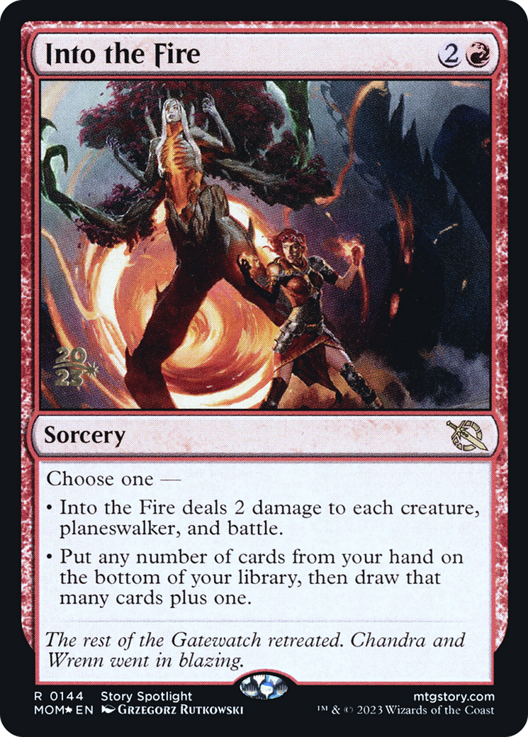 Into the Fire [March of the Machine Prerelease Promos] - Destination Retro