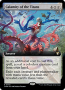 Calamity of the Titans (Extended Art) [Commander Masters] - Destination Retro