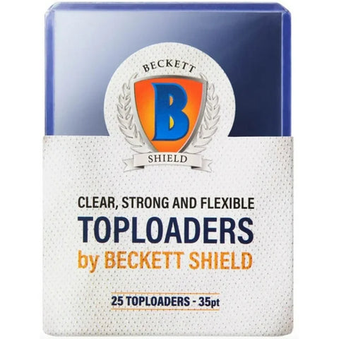 Beckett Shield 2.5" x 3.5" Toploaders - 35 PTS - Destination Retro
