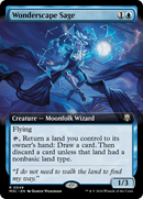 Wonderscape Sage (Extended Art) (Ripple Foil) [Modern Horizons 3 Commander] - Destination Retro