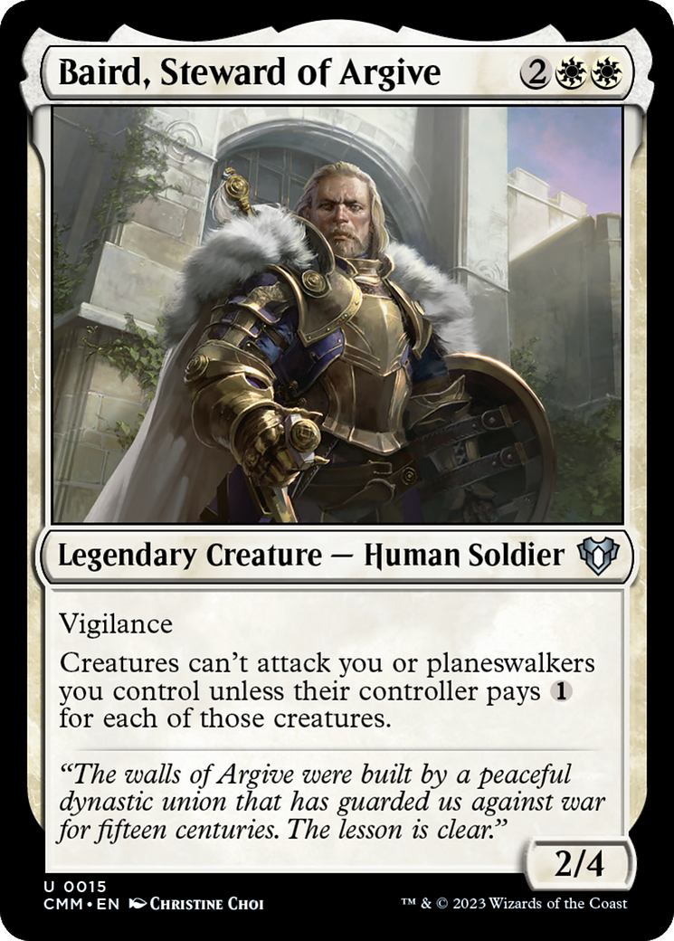 Baird, Steward of Argive [Commander Masters] - Destination Retro