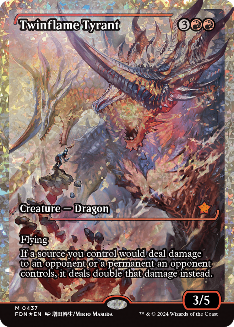 Twinflame Tyrant (Fracture Foil) [Foundations] - Destination Retro
