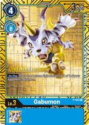 Gabumon [P-003] (2nd Anniversary Card Set) [Promotional Cards] - Destination Retro