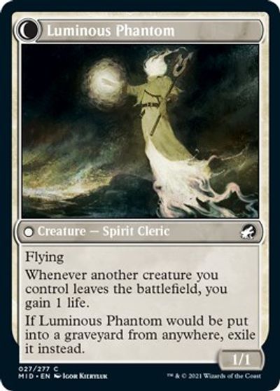 Lunarch Veteran // Luminous Phantom [Innistrad: Midnight Hunt] - Destination Retro