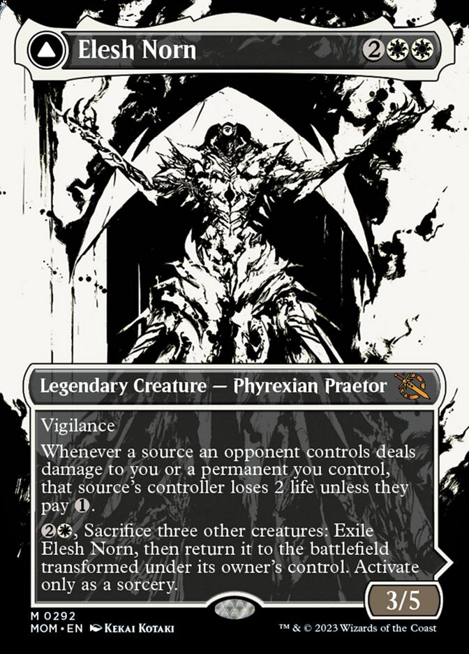 Elesh Norn // The Argent Etchings (Showcase Planar Booster Fun) [March of the Machine] - Destination Retro