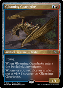 Gleaming Geardrake (Promo Pack) [Murders at Karlov Manor Promos] - Destination Retro
