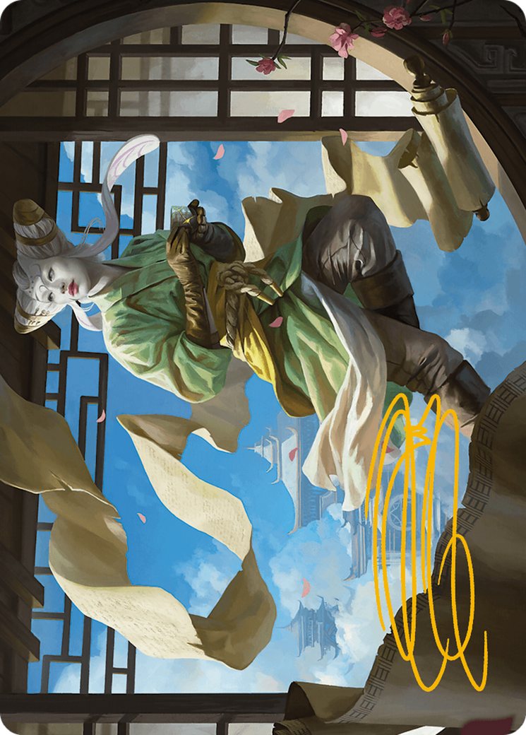 Tamiyo, Inquisitive Student Art Card (Gold-Stamped Signature) [Modern Horizons 3 Art Series] - Destination Retro