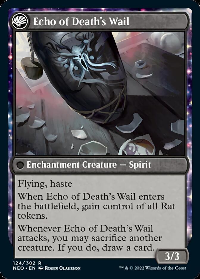 Tribute to Horobi // Echo of Death's Wail [Kamigawa: Neon Dynasty] - Destination Retro