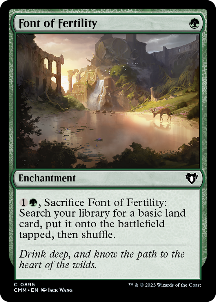 Font of Fertility [Commander Masters] - Destination Retro