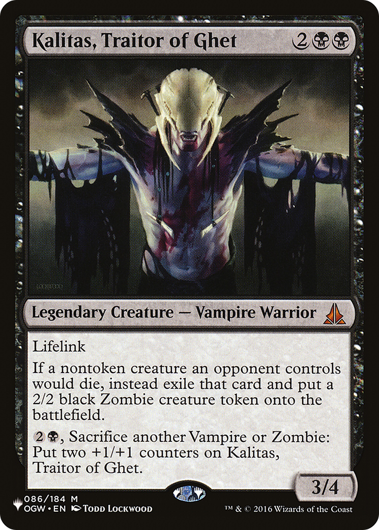 Kalitas, Traitor of Ghet [The List] - Destination Retro