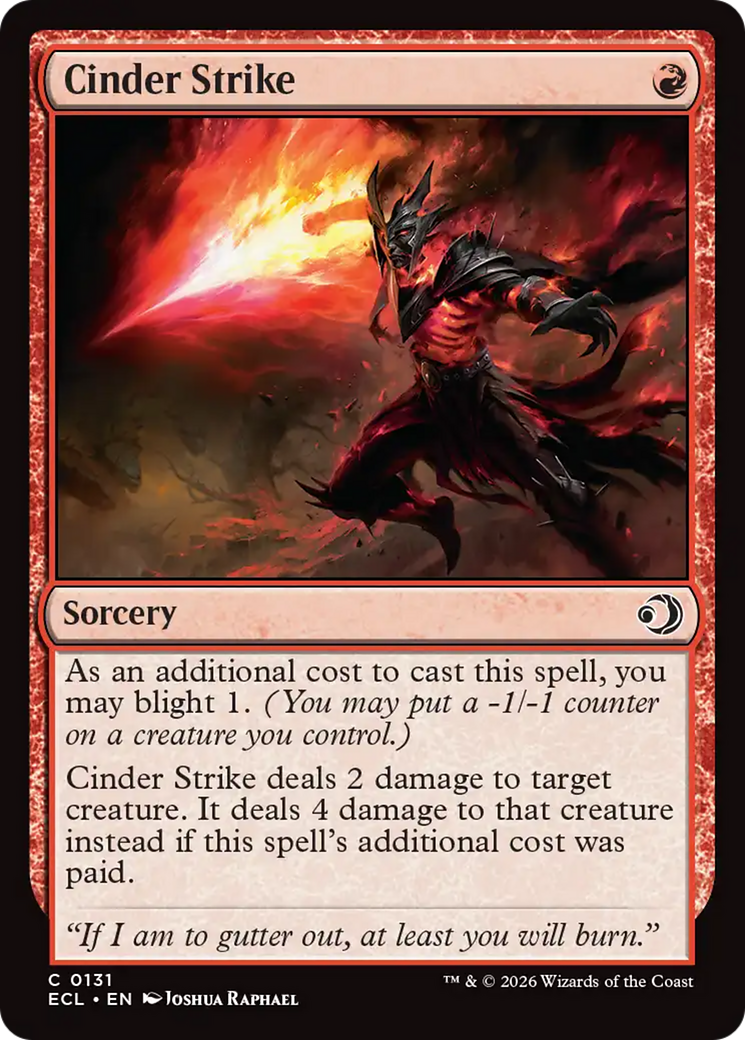 Cinder Strike [Lorwyn Eclipsed] - Destination Retro