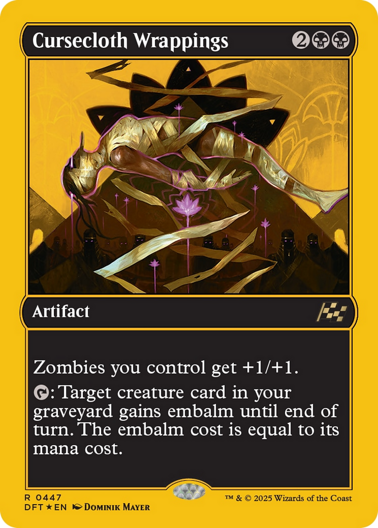 Cursecloth Wrappings (First-Place Foil) [Aetherdrift] - Destination Retro