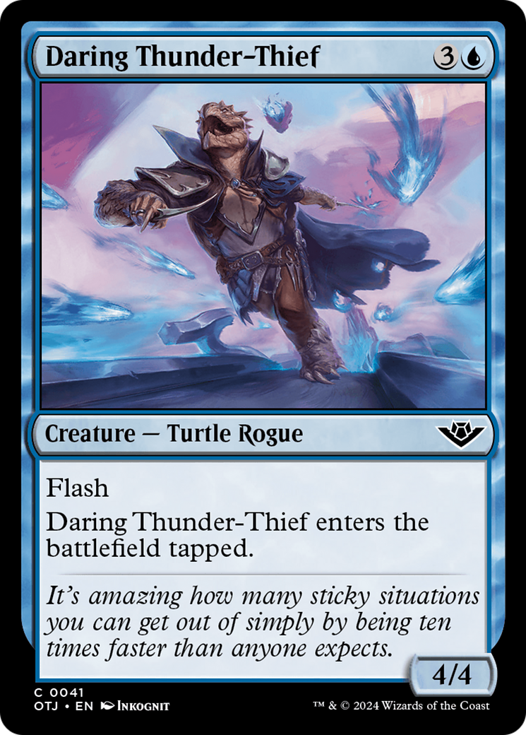 Daring Thunder-Thief [Outlaws of Thunder Junction] - Destination Retro