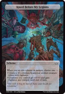 Kneel Before My Legions (Full Art) [Duskmourn: Archenemy] - Destination Retro