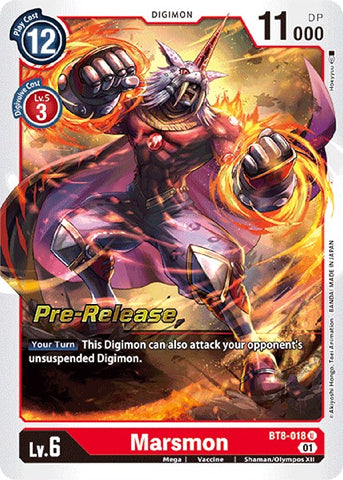 Marsmon [BT8-018] [New Awakening Pre-Release Cards] - Destination Retro