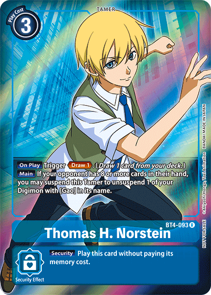 Thomas H. Norstein [BT4-093] (Buy-A-Box Promo) [Great Legend Promos] - Destination Retro
