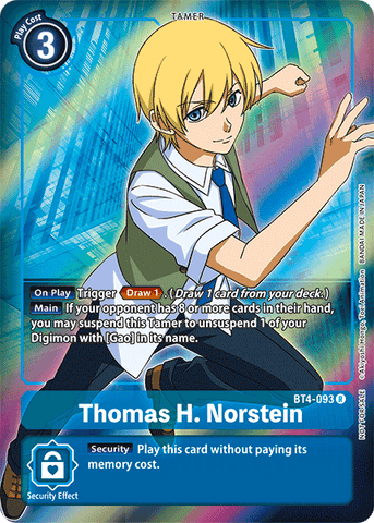 Thomas H. Norstein [BT4-093] (Buy-A-Box Promo) [Great Legend Promos] - Destination Retro