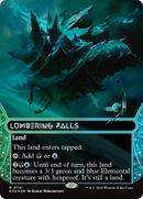 Lumbering Falls (0114) (Borderless) (Galaxy Foil) [Edge of Eternities: Stellar Sights] - Destination Retro