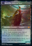 Henrika Domnathi // Henrika, Infernal Seer [Innistrad: Crimson Vow Prerelease Promos] - Destination Retro