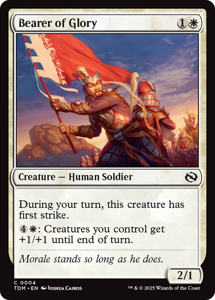 Bearer of Glory [Tarkir: Dragonstorm] - Destination Retro