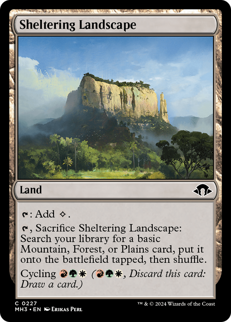 Sheltering Landscape [Modern Horizons 3] - Destination Retro