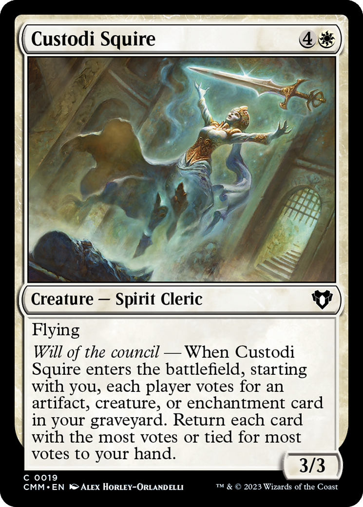 Custodi Squire [Commander Masters] - Destination Retro