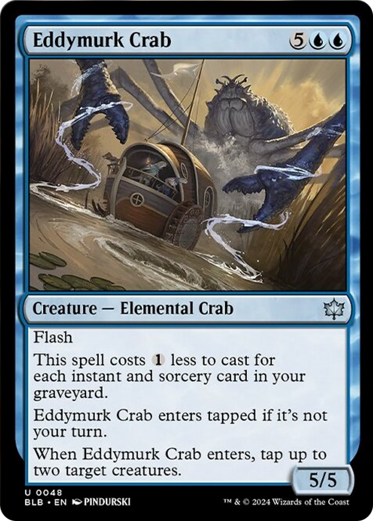 Eddymurk Crab [Bloomburrow] - Destination Retro