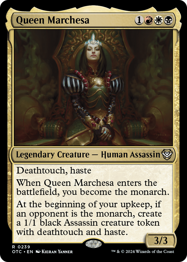 Queen Marchesa [Outlaws of Thunder Junction Commander] - Destination Retro