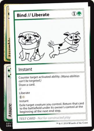 Bind // Liberate (2021 Edition) [Mystery Booster Playtest Cards] - Destination Retro