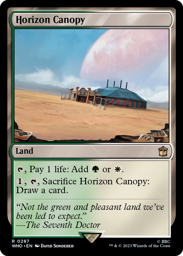 Horizon Canopy [Doctor Who] - Destination Retro