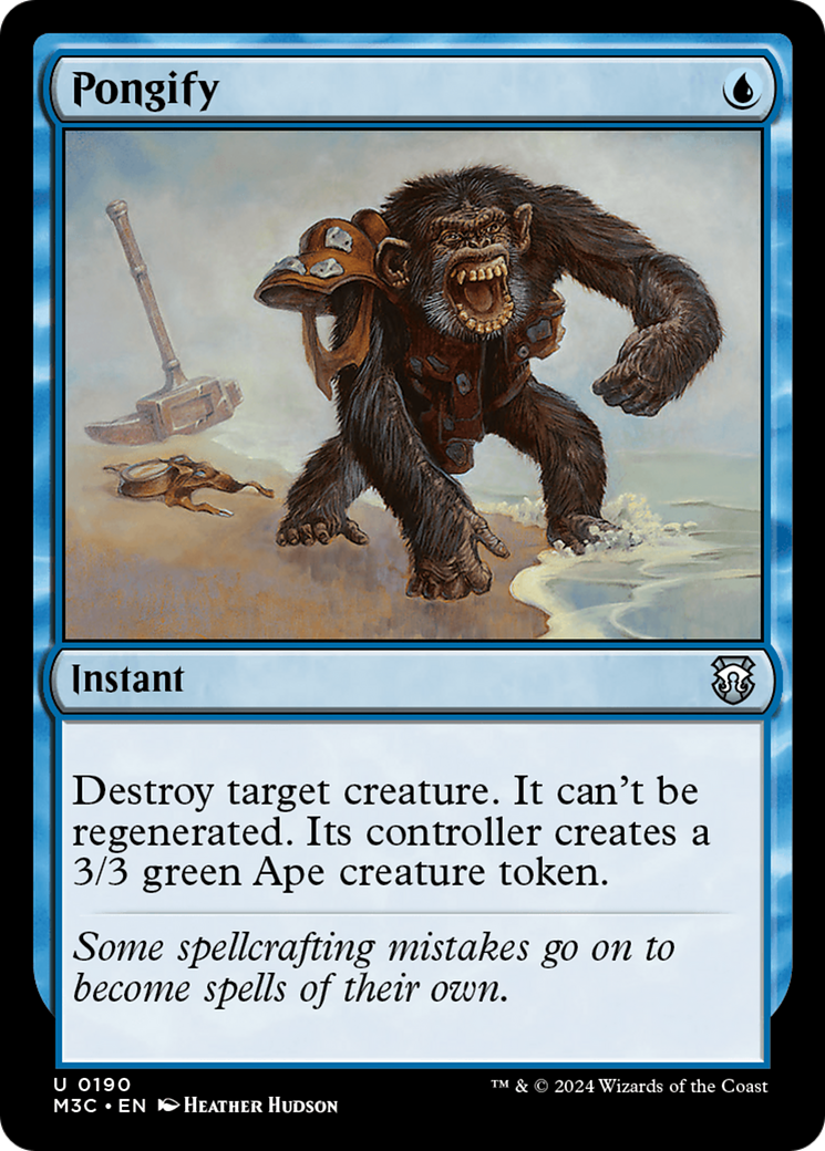 Pongify (Ripple Foil) [Modern Horizons 3 Commander] - Destination Retro