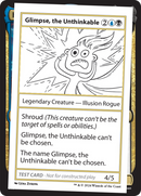 Glimpse, the Unthinkable [Mystery Booster 2 Playtest Cards] - Destination Retro