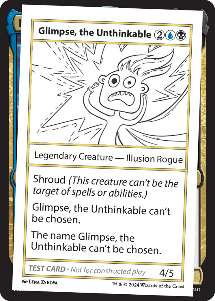 Glimpse, the Unthinkable [Mystery Booster 2 Playtest Cards] - Destination Retro