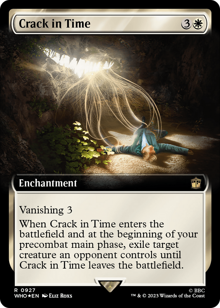 Crack in Time (Extended Art) (Surge Foil) [Doctor Who] - Destination Retro