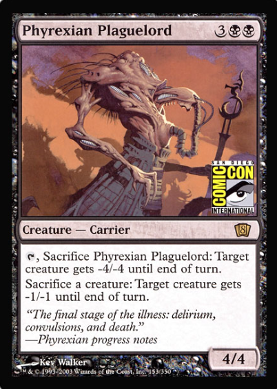 Phyrexian Plaguelord (San Diego Comic Con Oversized) [Oversize Cards] - Destination Retro